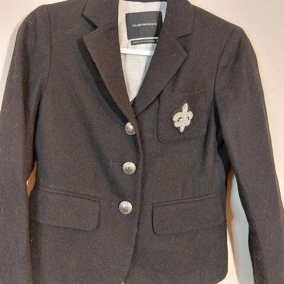 𝅺CLUB Monaco Women's Wool Blazer - XS - Picture 3 of 5